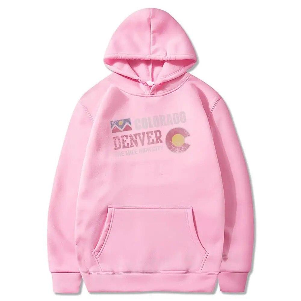 Denver Colorado sweats à capuche The Mile High City chemise à capuche personnalisée en vente hauts sweats à manches longues unisexe fou
