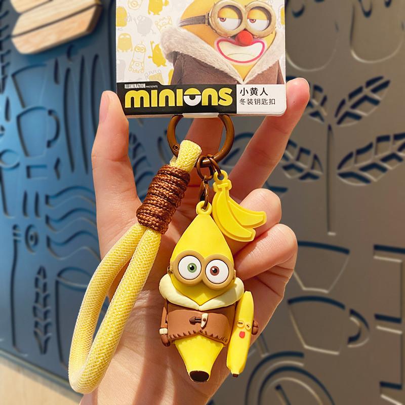 

Minions Pvc Keychain Perfect Cartoon Backpack Ornament And Gift** Banana