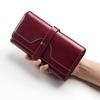 Women's Genuine Leather RFID Clutch Wallet - Long, High-End Retro Style with Anti-Theft Features