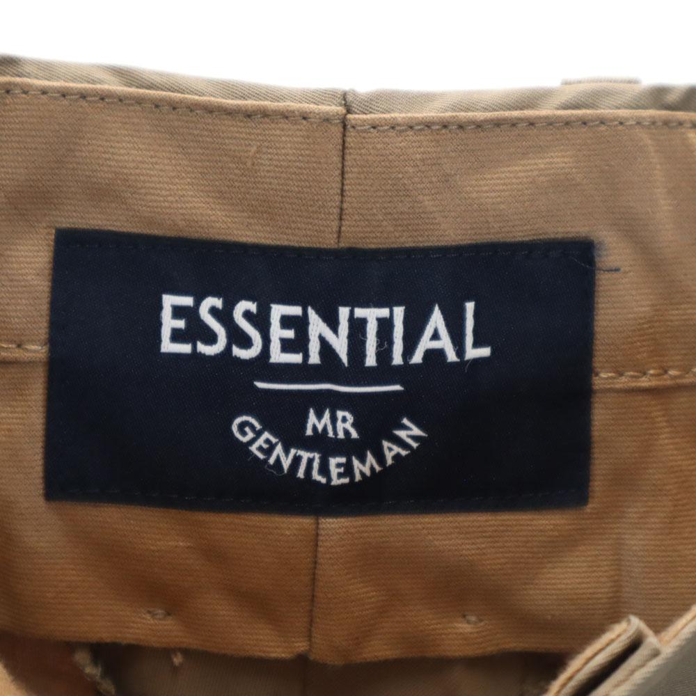 unused Mr.GENTLEMAN Comfortable Pants L beige ESSENTIEL Slacks Men's Used