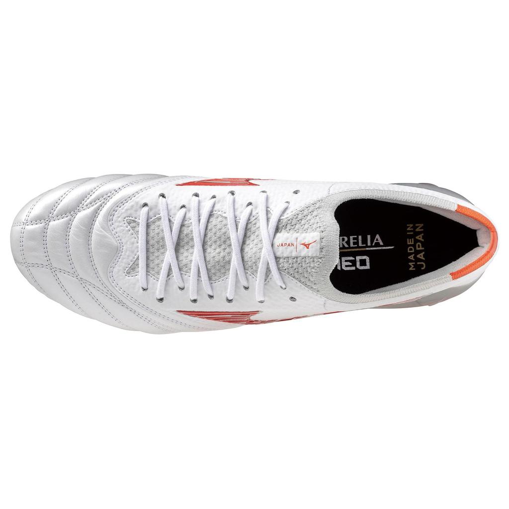 New Morelia Neo Mizuno 4 Beta Made In Japan 'Super White Pearl Red' P1GA244060