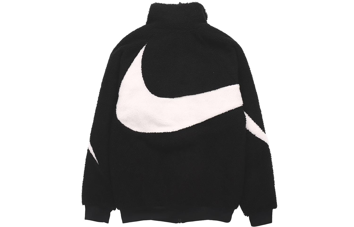 Nike Velvet Jackets Men`s Black/White Stand