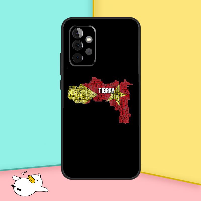 Tigray Flag Case For Samsung Galaxy A53 A13 A23 A33 A17 A06 A16 A56 A36 A54 A34 A14 A52 A32 A15 A35 A55