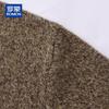 ROMON Men's 100% Pure Wool Round Neck Thick Sweater