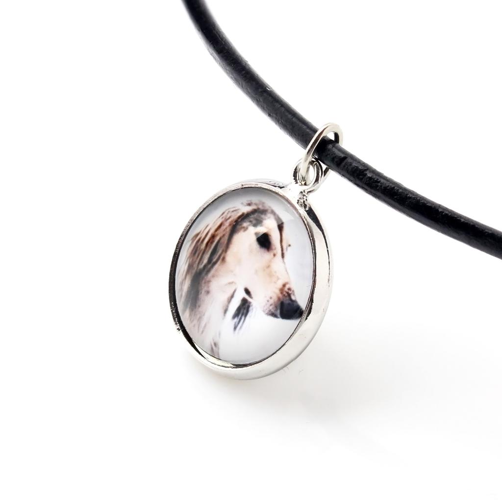 Saluki, Persian Greyhound, Arabian hound, Gazelle hound – Necklace in a box, elegant decoration | Art-Dog