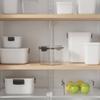 Clear Canister HumidityResistant Dry Food Storage Goods Jar for