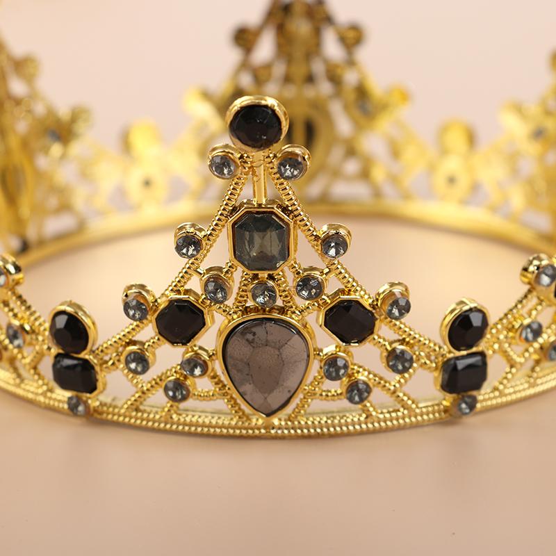 1Pc Metal Crown Cake Topper Gold Color Cake Decorative Topper Wedding Princess Birthday Baby Cake Dessert Decoration Flags