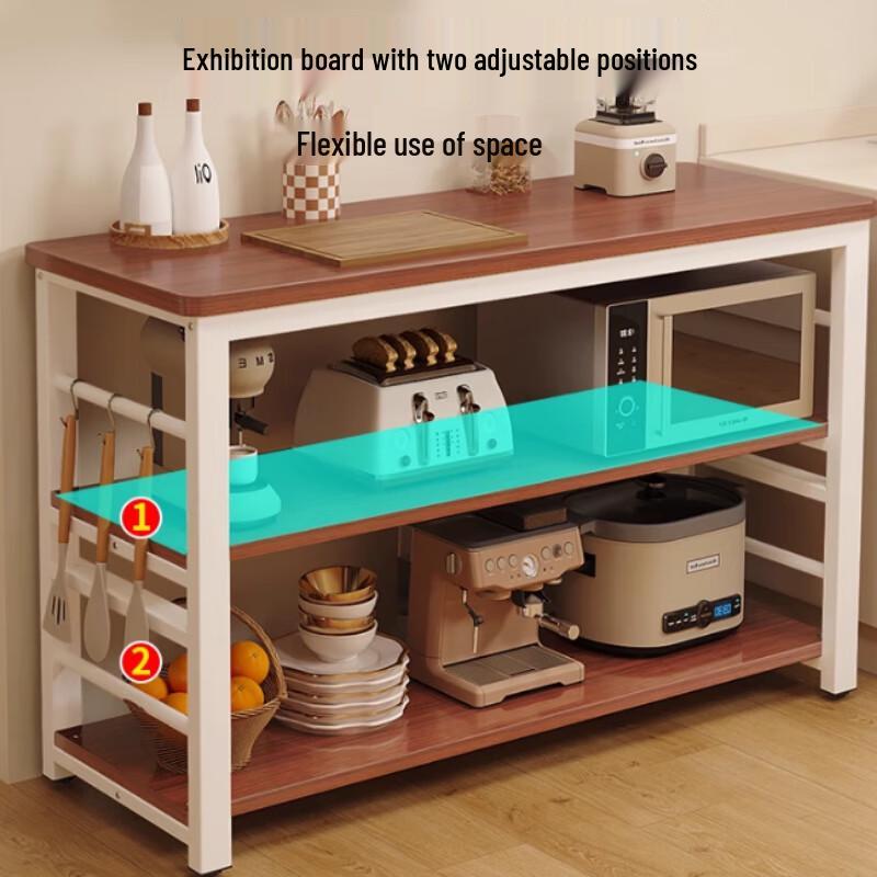 Yingbai Reinforced 3-Tier Kitchen Microwave Storage Rack