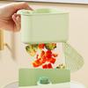 Food Strainer For Sink Suction Cup Sink Strainer Basket For Food Waste Space-Saving Household Dishcloth Holder Waste Filter