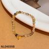 Handmade Floral Pearl Bracelet Women With Freshwater 18K Gold Plated Alloy Sweet Elegant Jewelry Accessory