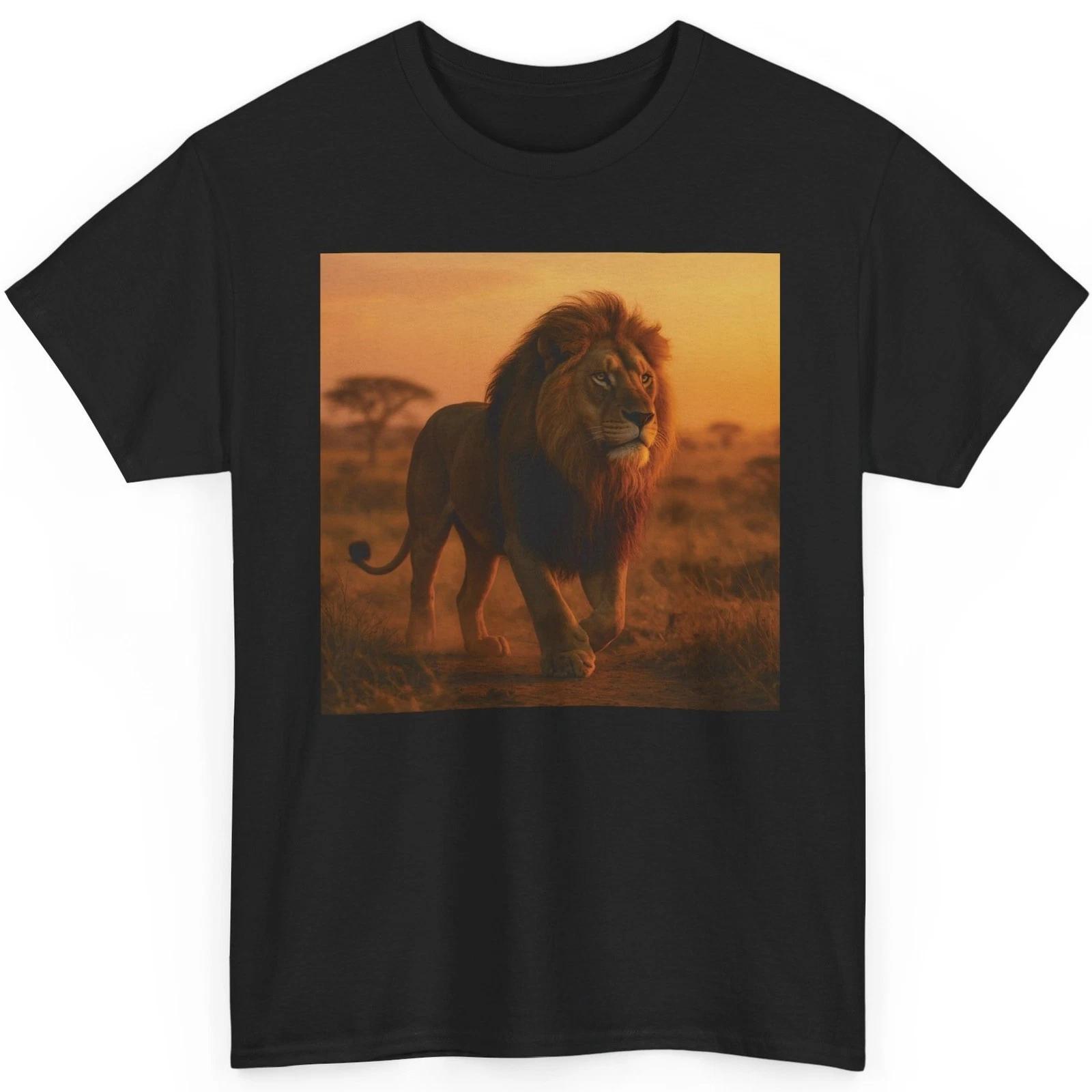 

Лев - Альфа-самец Саванна Африки Футболка Мощная Дикая Природа Любители Животных 2XL