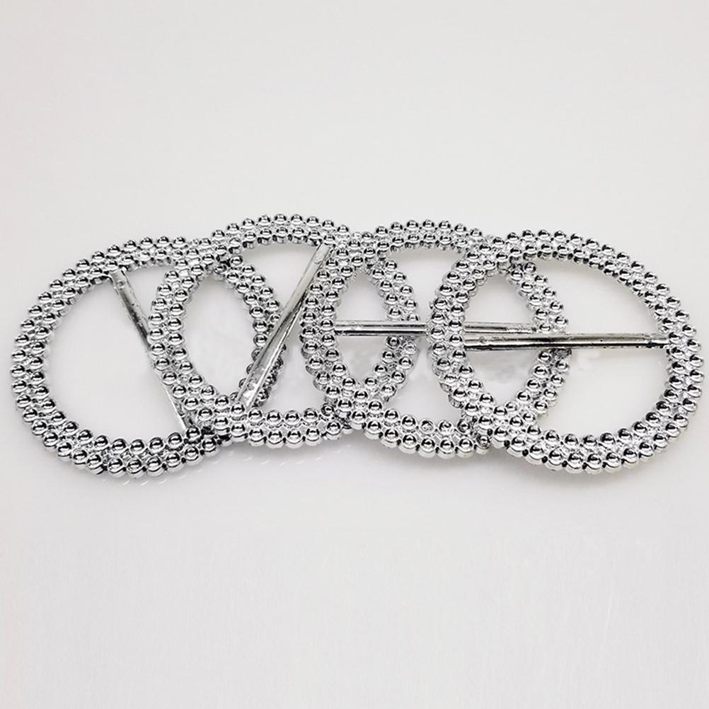 100pcs Electroplated Chair Buckle Belt Buckle Chair Rhinestone Buckles Wedding Chair Buckle Decoration Wedding Party Supplies