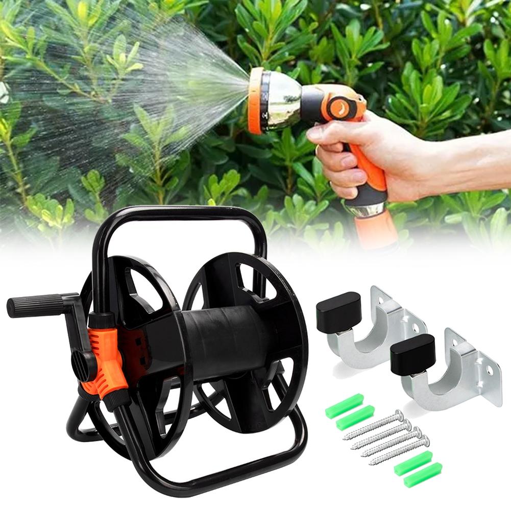 Sleek Design Garden Hose Reel Offering Both Freestanding and Mounted Use