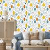 Scandinavian Leaves Wallpaper for Living Room and Bedroom 50x1000