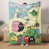 1 Stück, Barbapapa Familie Kuscheldecke, Weiche & Gemütliche Heimdeko für Sofa, Bett, Auto, Reisen, Camping, Büro-Nickerchen, Perfektes Geschenk für FreundeB013