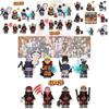 Wm6105 Naruto Series Uchiha Itachi Mini Figure Model Assembly Building Toy