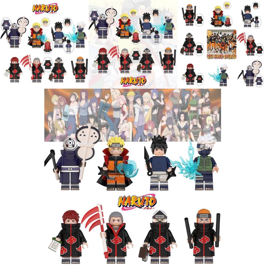 Wm6105 Naruto Series Uchiha Itachi Mini Figure Model Assembly Building Toy