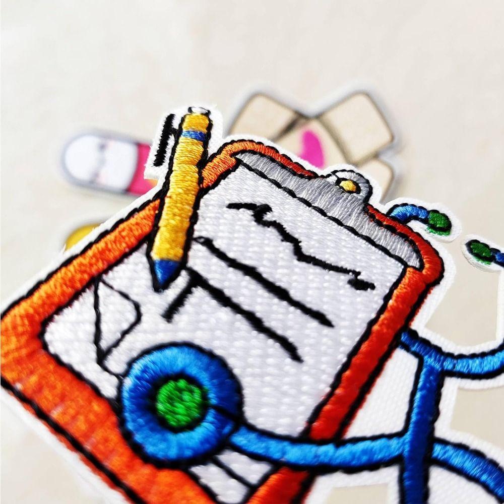 Krankenschwester Medizinisches Thema Verschiedene Krankenschwester Bestickte Patches Aufbügler Für Rucksack