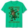 Lucky St Patricks Day Dabbing Leprechaun Birthday Mens Womens T Shirt Apparel