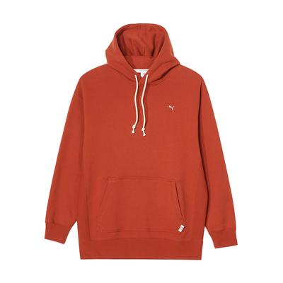 Puma MMQ Corta-vento Cor Sólida Pulôver com Capuz Manga Longa Moletom Masculino 624011-63