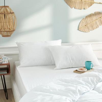Set of 2 Pillows 45 X 70 Cm Blanrêve "Softness" Range Treated Anti-Dust Mite Soft &; Care