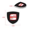 1Pcs 3D Metal Auto Door Shield Emblem Car Body Badge Sticker Styling for SEAT Leon FR 5 6 MII Altea 5F Ibiza Toledo Cordoba Alhambra MK3