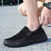 Summer Shoes Men Couple Casual Shoes Fashion Lightweight Breathable Walking Sneakers Slip-on Mens Mesh Flats Shoes Plus Size 48