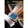 BINBOND Luminous Waterproof Quartz Wristwatch for Men Accurate Luxury Auto Date Chronograph Men's Watch Fashion Durable Reloj