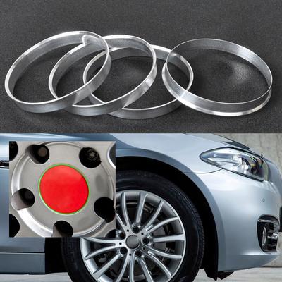 4x anelli di centraggio del mozzo in alluminio da 72,6 mm per mozzo auto e foro ruota da 74,1 mm adatti per BMW