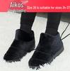 Wiederaufladbare elektrische beheizte Schuhe zum Einstecken - Beheizbare Fußwärmer zum Gehen mit separater Heizfunktion.