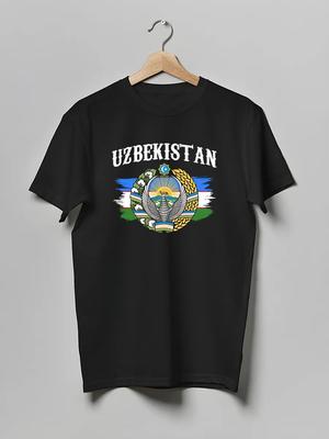T-Shirt Country Republic of Uzbekistan Flag State