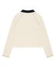 COVERNAT WOMAN Track Long Sleeve Ivory