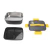 Electric Lunch Box 3L Double Layer SUS304 Liner Dishwasher Safe Portable Food Warmer for Home Car Office Travel Cooking