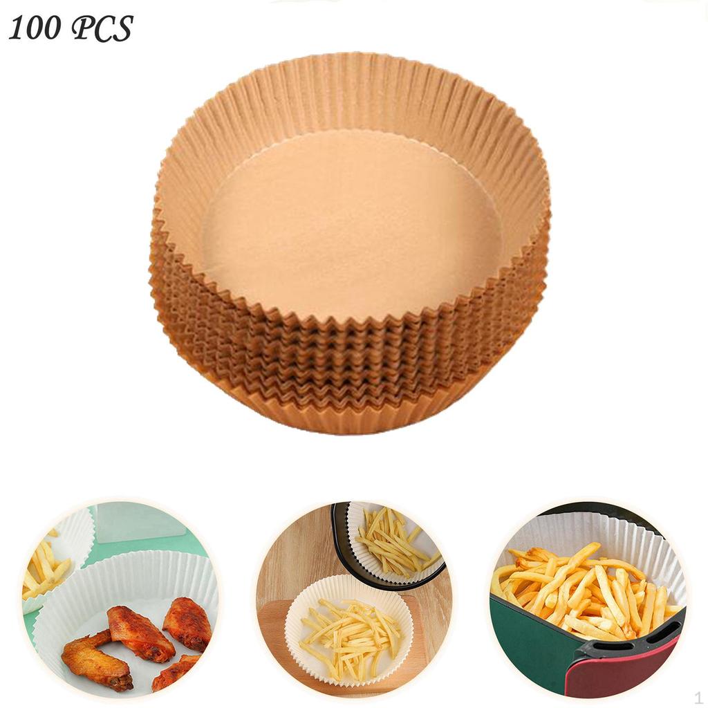 100 Parchment Paper for Baking Cookie Sheet Liner Thicken Oilproof Heat Resistant Heißluftfritteuse