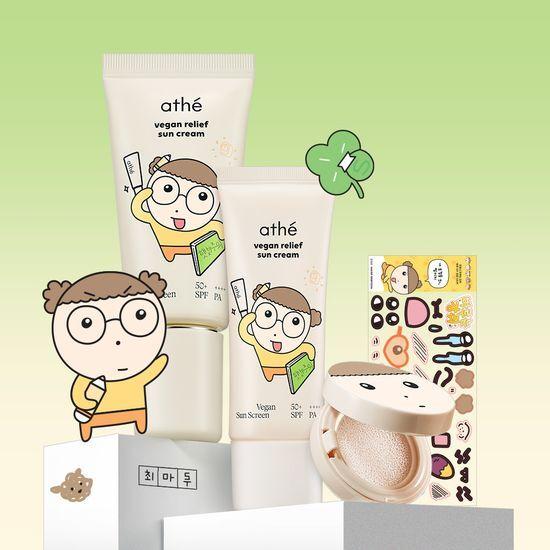 Athe Vegan Relief Weapon-Free Sunscreen 50ml Special Offer: 3 Types