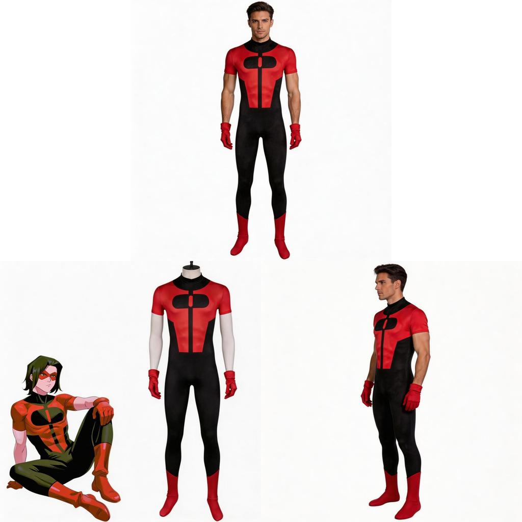Costume Cosplay Invincible Kid Omniman Per Role Play di Anime e Giochi