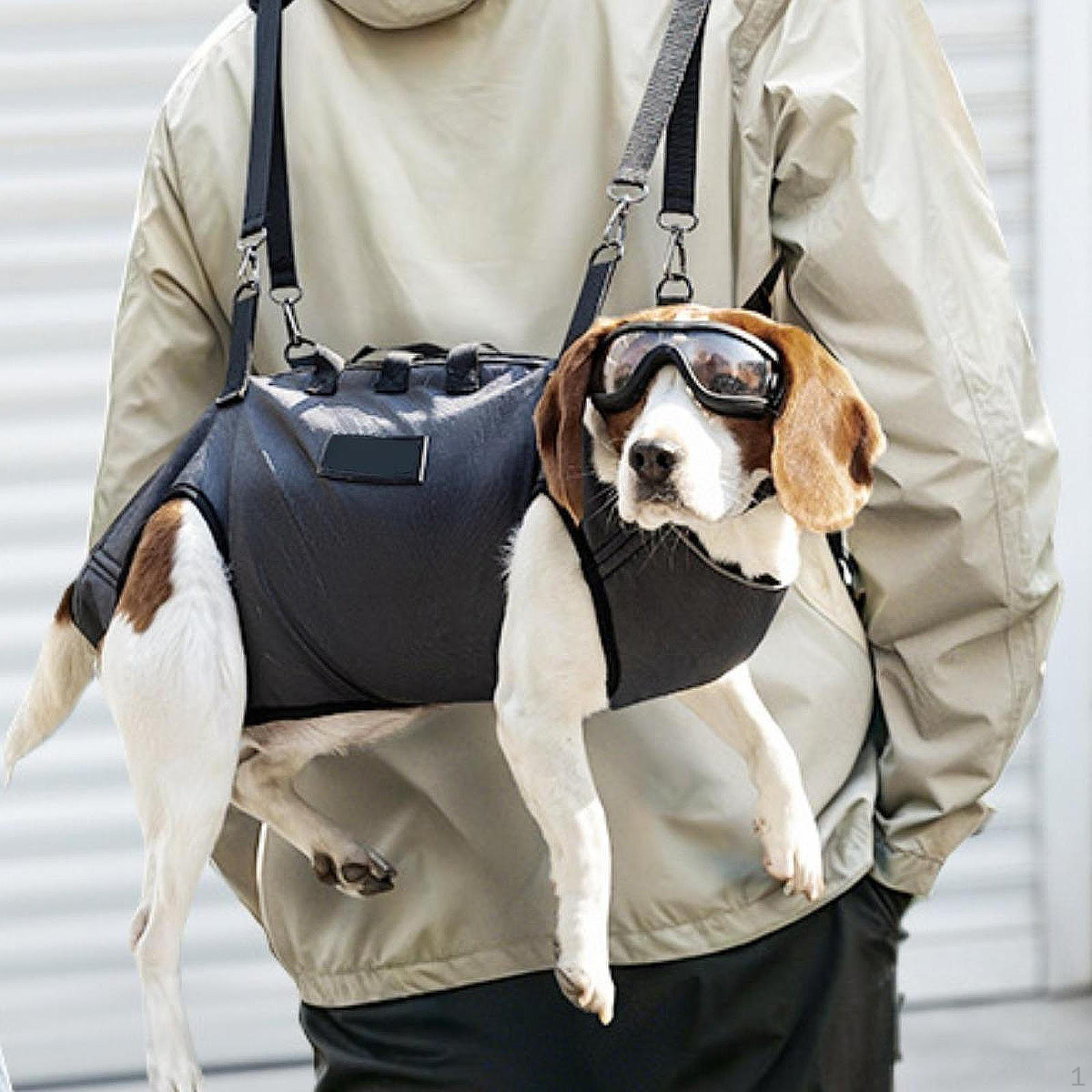 

Рюкзак-переноска для собаки, Поддерживающая шлейка для питомца, Аксессуары, Защита позвоночника, Наружный подъемный ремень L