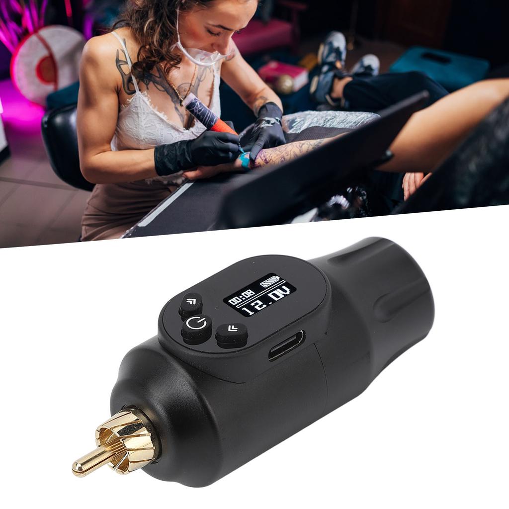 Wireless Tattoo Power Supply Fast Charging   Display   Interface Tattoo Pen Battery 2000mAh