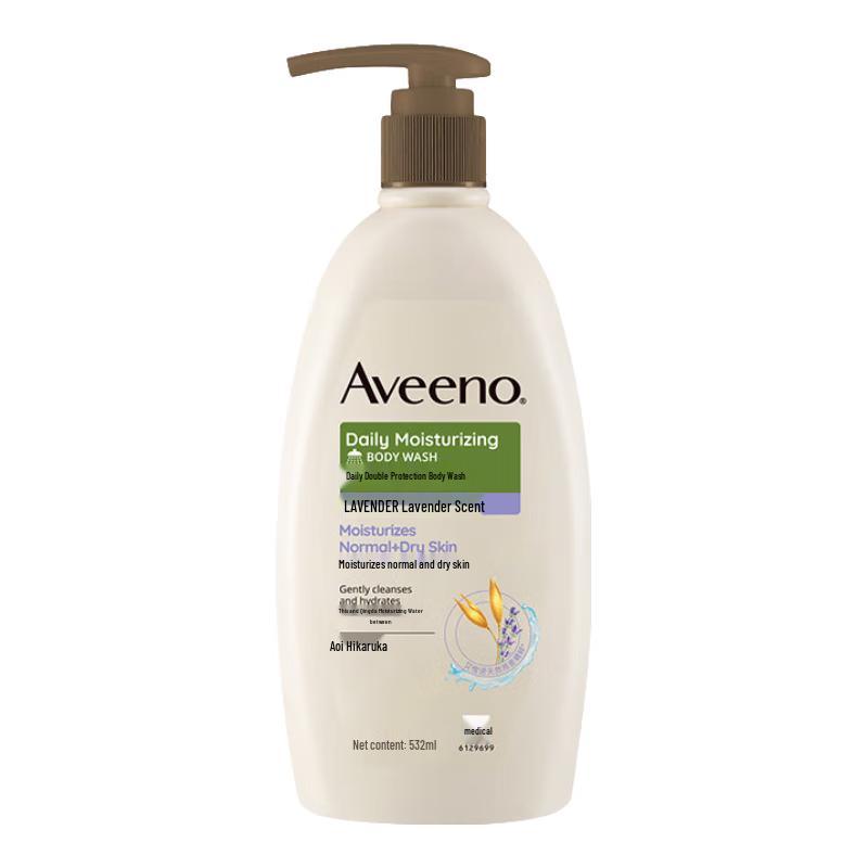 Aveeno Gentle Moisturizing Lavender Oat Shower Gel 532ml