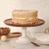 Cake Plate with Dome , Elegant Glass Cover, Acacia, DUKA