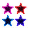 Solar Charging LED Car Window Lights Star Shaped Sparkling Mood Lights Neon Lights Car Interior Light Window Glowing Decoration