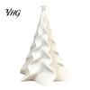 Decor de brad Top Stea Stratificat Ornament de Crăciun Pliat Imprimat 3D, Sculptură Decorativă Mică Ondulată pentru Birou Modernă de Sărbători cu Vârf pentru Casă