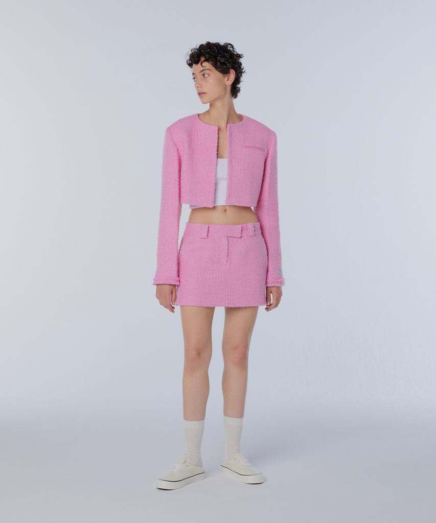INSTANTFUNK Wool Mini Skirt - Pink