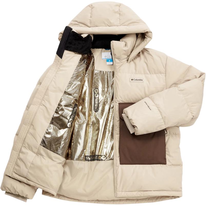 Columbia Down Jacket Men's Beige C54YM3488