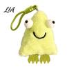 Flauschiges Cartoon-Hängeornament Niedlicher Tier-Plüsch-Schlüsselanhänger mit großen Augen, Dreieckiges Monster-Anhänger für Plüsch-Schlüsselanhänger Kinderrucksack, Weicher Taschenanhänger,