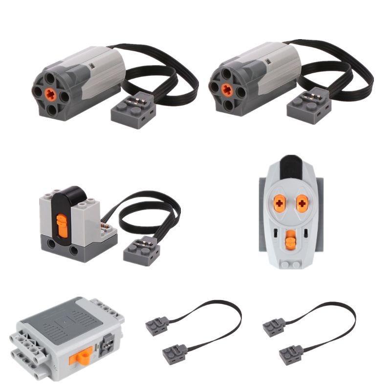 Building Blocks Science Kit with Motor, Battery Box, Remote Control & Receiver