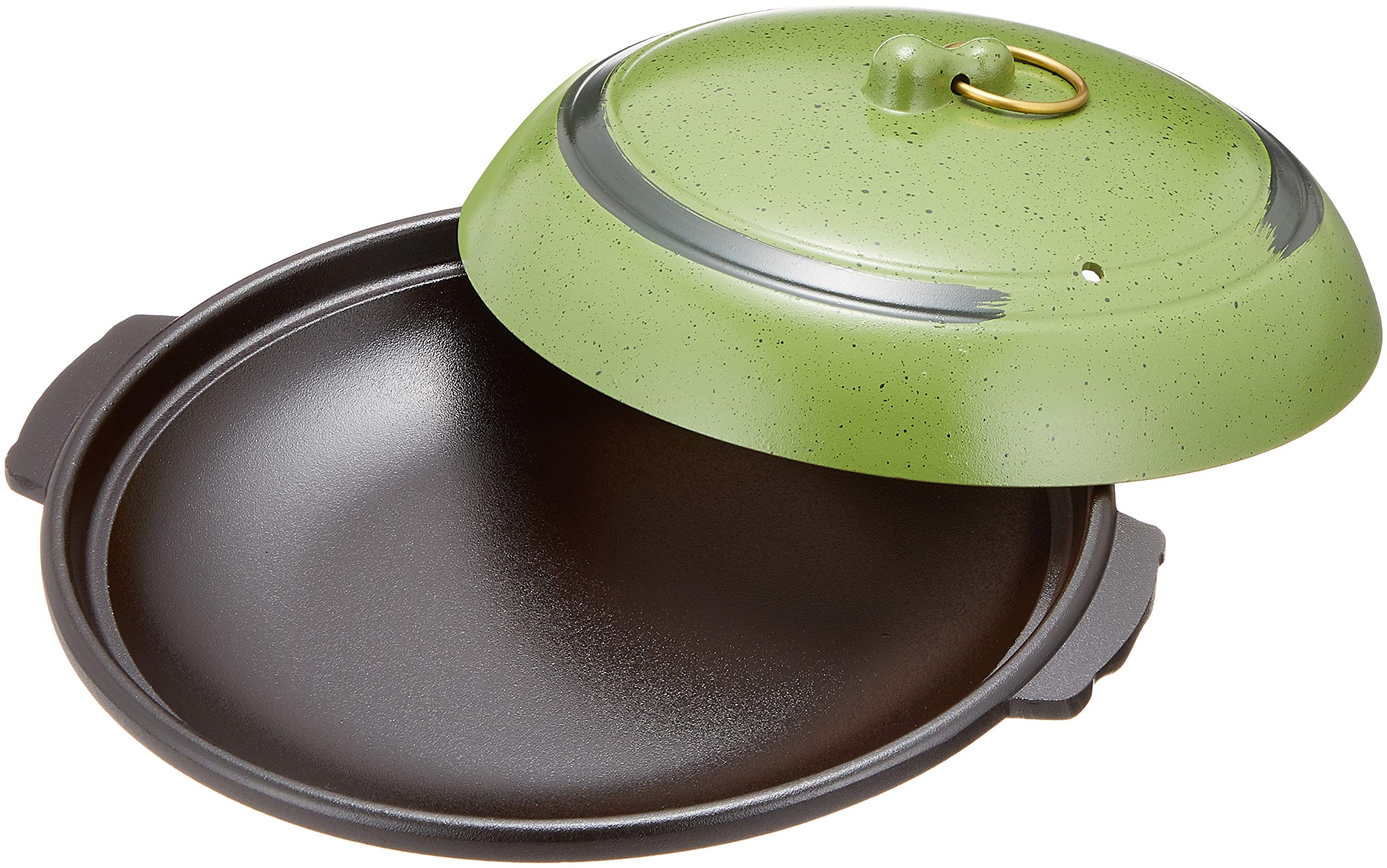 Endo Shoji Commercial Ceramic Hot Shallow Made in QTU13191 Pot, 18cm, Ariso, Type, Aluminum, Japan,