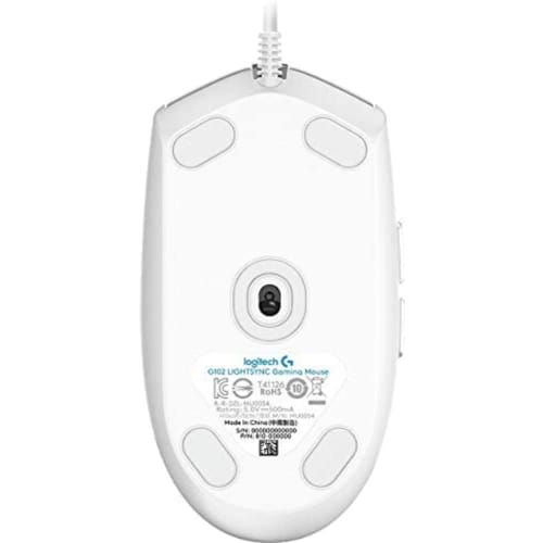 Logitech Gaming Mouse G102 LIGHTSYNC RGB Wired Multi-Button Mouse High Speed ??Lightweight Durable High Sensitivity Symmetrical Programmable 6 Buttons