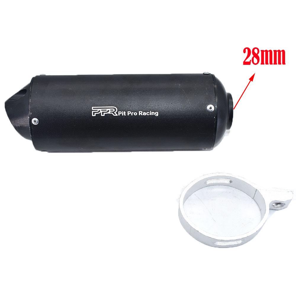 Universal 28mm 32mm 38mm Exhaust Muffler For klx CRF Allpolo Chinese 80cc 125cc 140cc 150cc 160cc Dirt Pit Bike Motorcycle ATV