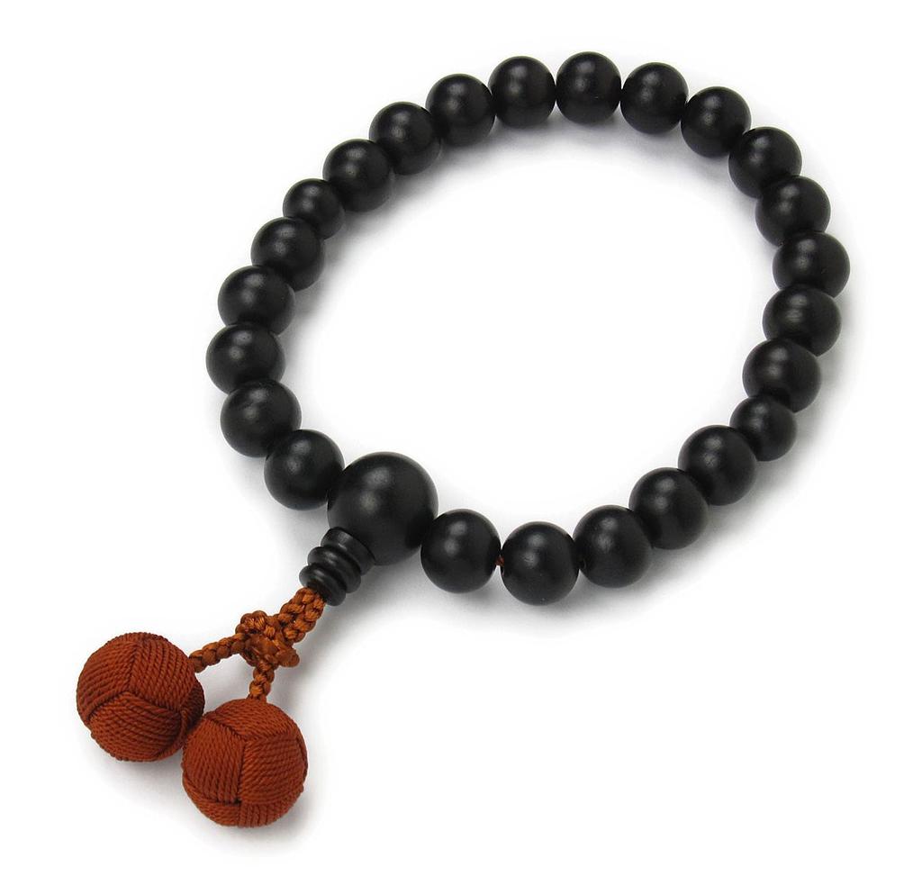 Nenjudo Made In Japan Prayer Bead Pair Tassel Quartz Tassel Coral Prayer Bead Durable Prayer Beads for Men and Handmade Prayer Pure Silk Odamaki